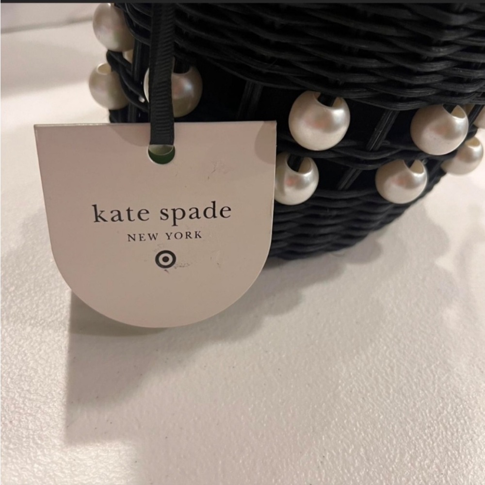 Kate Spade Black Mini Bag with Pearl Accents - Picture 3 of 8